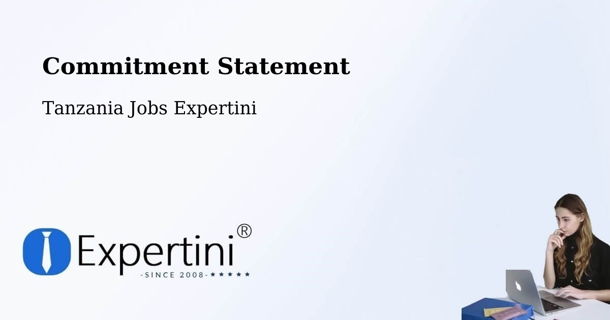 Corporate Commitment – Ngudu - Tanzania Jobs Expertini
