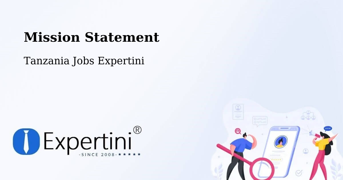 Corporate Mission – Ngudu - Tanzania Jobs Expertini