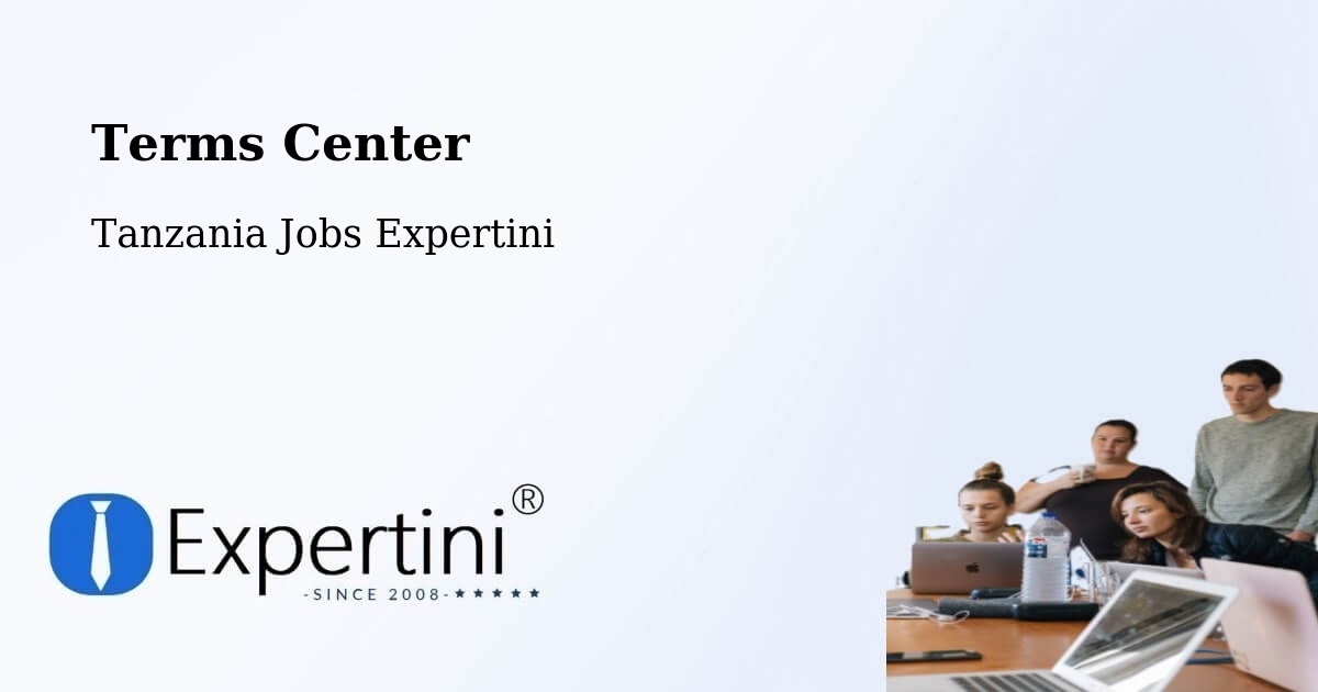 Terms of Service – Ngudu - Tanzania Jobs Expertini